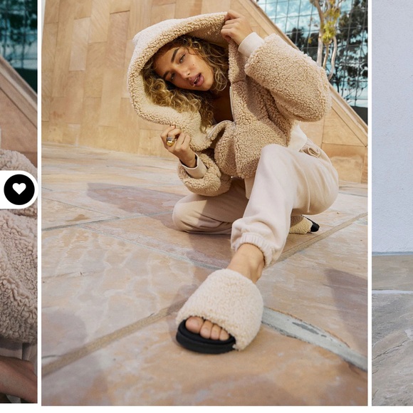 ROAM FUZZY PULLOVER NUDE
FAUX SHEARLING - Picture 2 of 7